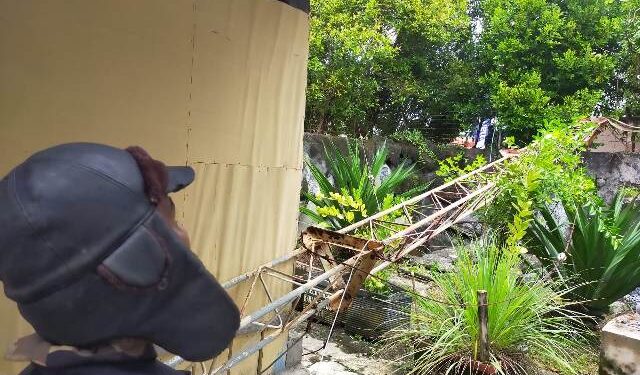 Dampak Hujan Lebat dan Angin Kencang, Tower di Kecamatan Tarakan Barat dan Timur Roboh