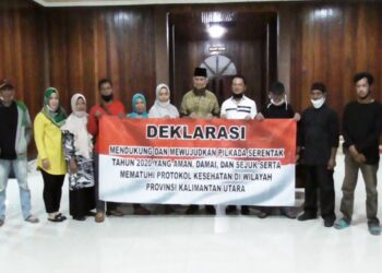 LATUP Kota Tarakan Dukung Pilkada Aman, Damai, Sejuk dan Patuhi Protokol Kesehatan