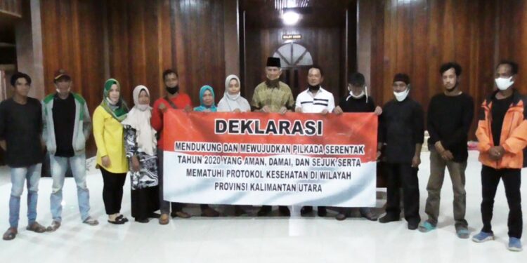 LATUP Kota Tarakan Dukung Pilkada Aman, Damai, Sejuk dan Patuhi Protokol Kesehatan