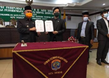 APBD Tarakan Tahun Anggaran 2021 Disahkan Rp 1,004 Triliun