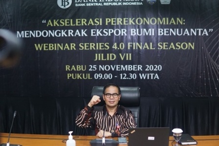 Webinar Series 4.0 Jilid VII, Akselesasi Perekonomian: Mendongkrak Ekspor Bumi Benuanta