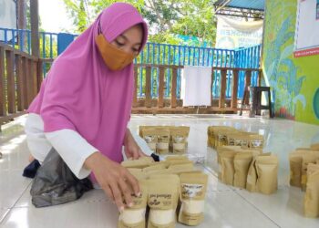 PT Pertamina EP Aset 5 Tarakan Field Berdayakan Kelingan Cegah Covid-19 di Kelurahan Kampung Enam