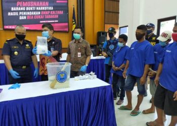 Barang Bukti Sabu 988,9 Gram  Dimusnahkan