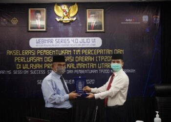 KPwBI Provinsi Kaltara Gelar Webinar Akselerasi Pembentukan TP2DD, Wali Kota Tarakan Bagi Pengalaman Sukses Implementasi ETP