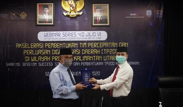 KPwBI Provinsi Kaltara Gelar Webinar Akselerasi Pembentukan TP2DD, Wali Kota Tarakan Bagi Pengalaman Sukses Implementasi ETP