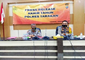 Kaleidoskop Polres Tarakan: Gangguan Kamtibmas, Narkoba dan Laka Lantas Menurun