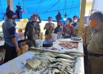 Sidak ke Pasar Tenguyun, Wali Kota Menilai Harga Relatif Stabil