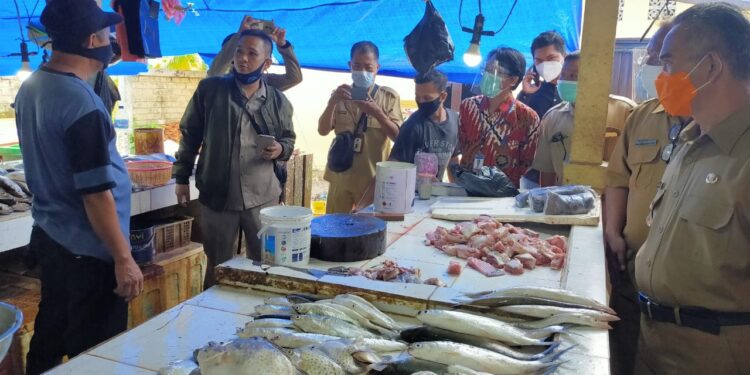 Sidak ke Pasar Tenguyun, Wali Kota Menilai Harga Relatif Stabil