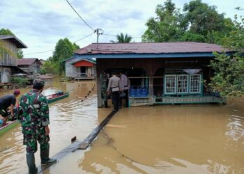 Banjir di Kecamatan Sembakung Telah Rendam 8 Desa