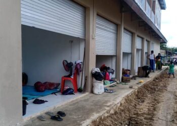 Pujasera Dijadikan Pusat Penampungan Korban Kebakaran Pasar Inhutani