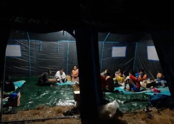 Dinsos dan BPBD Nunukan Dirikan Tenda Darurat Tampung Warga Terdampak Kebakaran