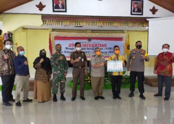 Komitmen Bersih dari Korupsi, Kantor Pertanahan Kota Tarakan Laksanakan Pencanangan Pembangunan Zona Integritas Menuju WBK dan WBBM