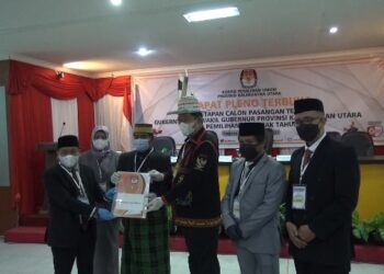 Zainal Arifin Paliwang dan Yansen TP Ditetapkan Gubernur dan Wakil Gubernur Kaltara Terpilih