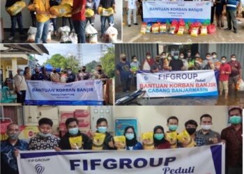 Masih Berlanjut, FIFGROUP Salurkan Bantuan Korban Banjir dan Gempa di 10 Titik di Indonesia