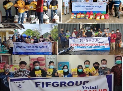Masih Berlanjut, FIFGROUP Salurkan Bantuan Korban Banjir dan Gempa di 10 Titik di Indonesia