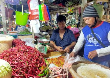 Tahun Baru, Harga Cabai Rawit Masih Mahal