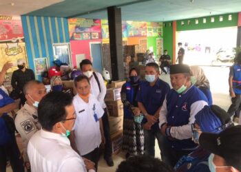 Partai Demokrat Bantu Warga Terdampak Kebakaran dan Kunjungi Posko Trauma Healing