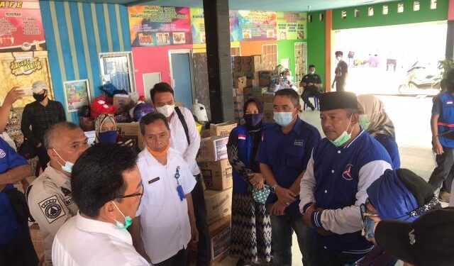 Partai Demokrat Bantu Warga Terdampak Kebakaran dan Kunjungi Posko Trauma Healing