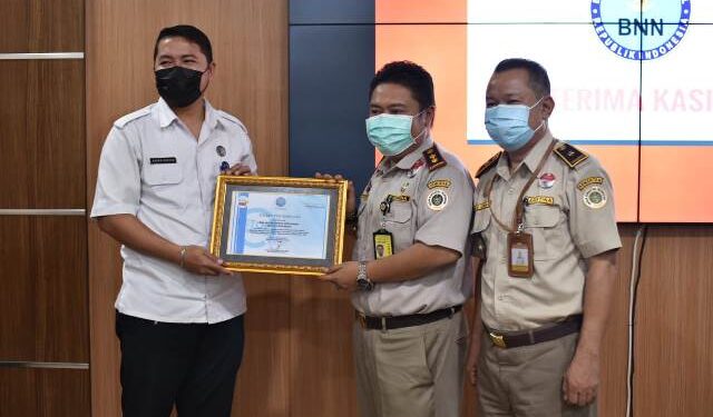 Balai Karantina Pertanian Tarakan Kembali Dapat Apresiasi dari BNN Kota Tarakan