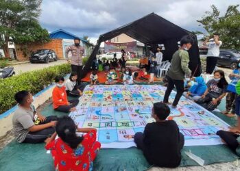 Giat Posko Trauma Healing Terus Berjalan