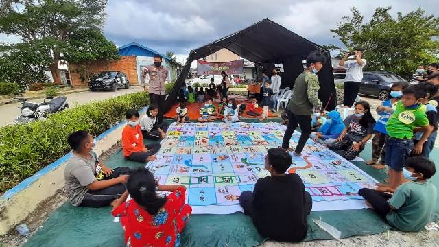 Giat Posko Trauma Healing Terus Berjalan