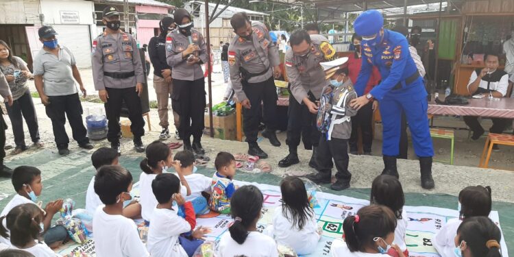 Posko Trauma Healing Kembalikan Semangat Anak-anak Korban Kebakaran di Nunukan