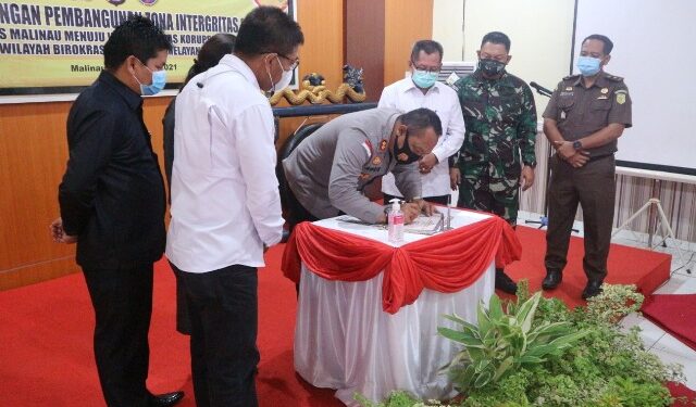 Polres Malinau Canangkan Zona Integritas Menuju WBK dan WBM