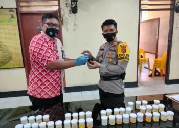 45 Personel Polsek Nunukan Tes Urine, Seluruhnya Negatif Narkoba