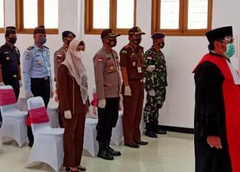 Bupati Laura Hadiri Pengambilan Sumpah dan Pelantikan Wakil Ketua PN Nunukan