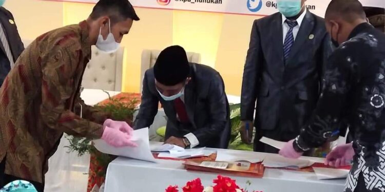 KPU Nunukan Tetapkan Laura – Hanafiah Sebagai Bupati dan Wakil Bupati Terpilih Pilkada 2020