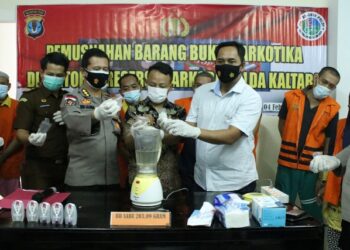 Polda Kaltara Musnahkan Barang Bukti 203,09 Gram Sabu