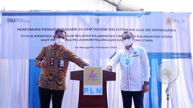 PLN Hadirkan Layanan Listrik 24 Jam di Sei Menggaris