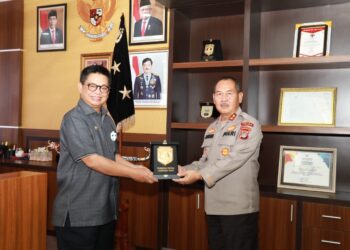 Irianto Pamit ke Kapolda dan Wakapolda