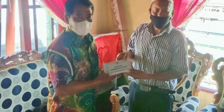 Pemprov Kaltara Beri Santunan Korban Musibah Tabrakan SB Dewa Sebakis II
