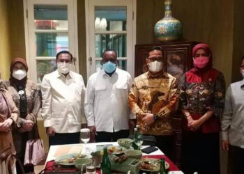 Bertemu Wamen PUPR, Hasan Basri Dorong Program Infrastruktur di Kaltara