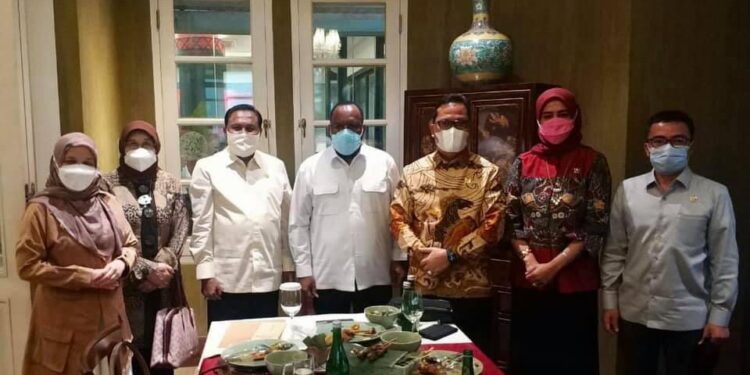 Bertemu Wamen PUPR, Hasan Basri Dorong Program Infrastruktur di Kaltara