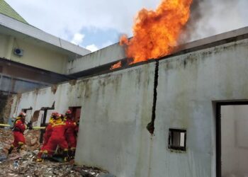 Asah Kemampuan Tim Fire and Rescue RSUD Tarakan dalam Menanggulangi Emergency