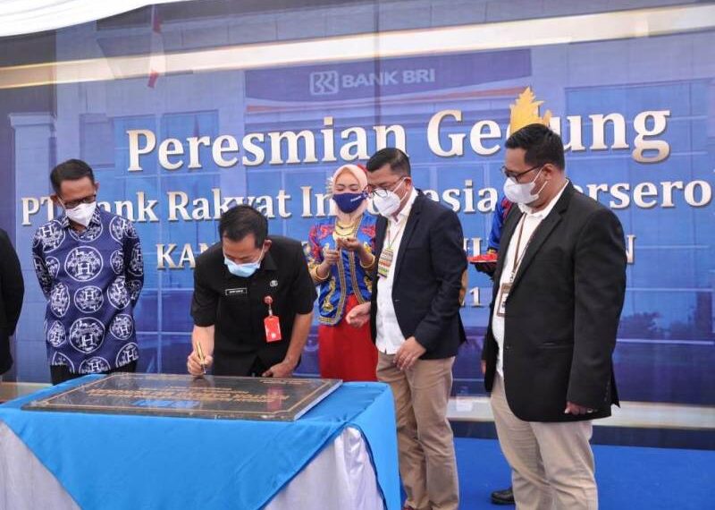 Sekda Hadiri Peresmian Kantor Baru Bank BRI Cabang Nunukan