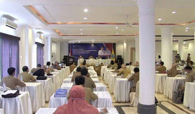 Gubernur Buka Bimtek LPPD Provinsi Kaltara