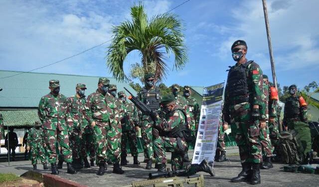 450 Prajurit Yonif Raider 613/RJA Siap Laksanakan Tugas Operasi di Papua