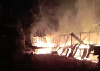 Kebakaran di Sebatik Tengah Hanguskan 1 Rumah