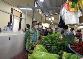 Resmikan Pasar Rakyat Bais, Wali Kota Harap Bisa Menggerakkan Roda Ekonomi di Tarakan Timur dan Hilangkan Kesan Kumuh