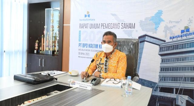 Apresiasi Pencapaian Tahun 2020, Wali Kota Menerima LPj Dewan Komisaris dan Dewan Direksi Bankaltimtara