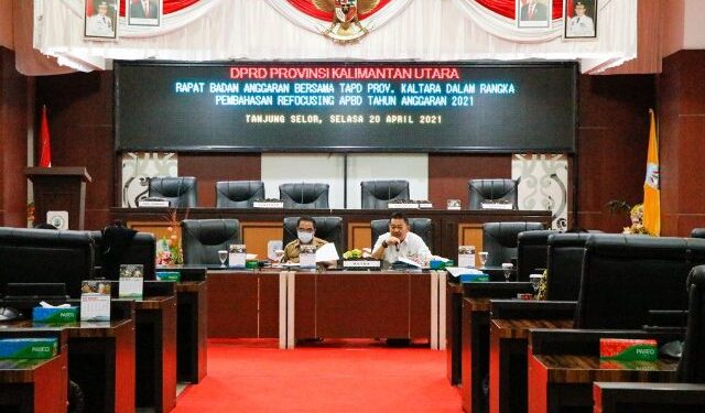 Pemprov Kaltara Beri Tanggapan Refocusing Anggaran 2021 dengan Banggar DPRD