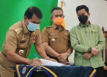 Pemprov Kaltara Serahkan Gedung DPRD Tarakan, Pemkot Berikan VIP Room Bandara Juwata Tarakan