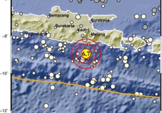 Gempa M6,7 Landa Selatan Jawa, BMKG: Tidak Berpotensi Tsunami