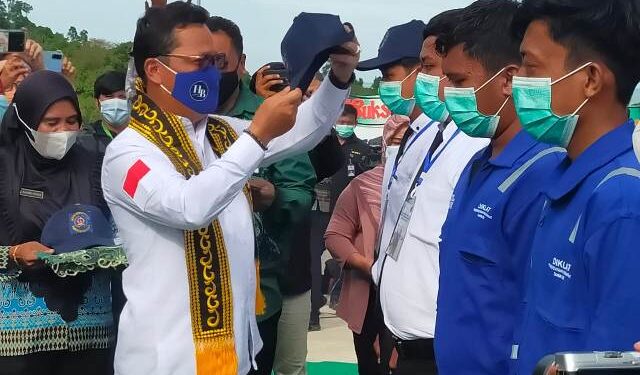 Hadiri Peresmian Menara Suar, Hasan Basri Minta  Kementerian Perhubungan Prioritaskan Anggaran untuk Kaltara