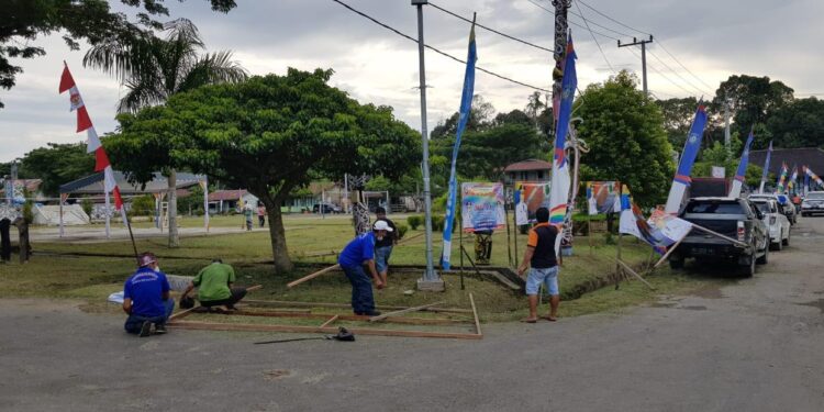 Antusias Sambut Kedatangan Gubernur dan Wagub Kaltara, Warga Loreh Tidak Permasalahkan Sungai Malinau