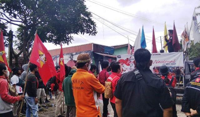 Aliansi Gebrak Tuntut Tanggung Jawab Perusahaan Lunasi Tunggakan BPJS Ketenagakerjaan