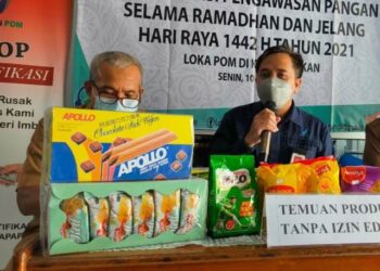 39 Produk Tanpa Izin Edar Asal Malaysia Diamankan Loka POM Tarakan